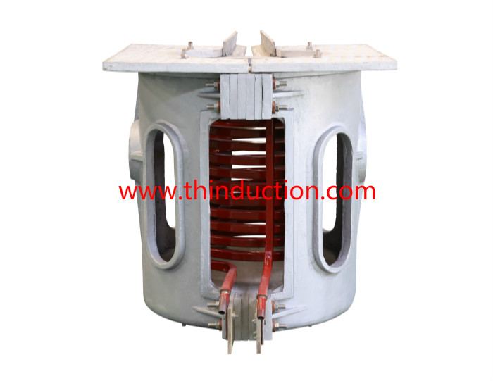 Steel iron scrap metal Induction Melting Furnace 