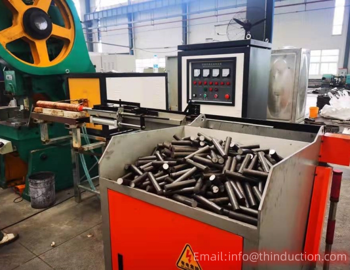 200KW Bolts nuts forging induction heating furnace
