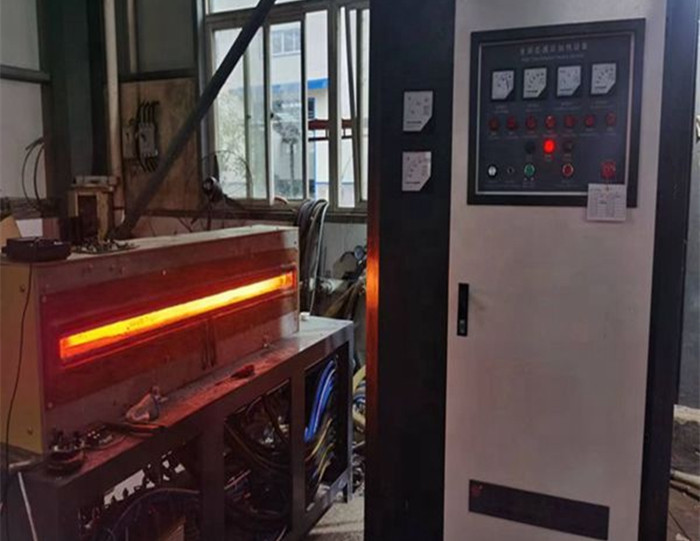 Steel billets induction heating furnace 