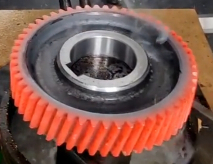 Medium frequency axle shaft Gear Hardening Machine