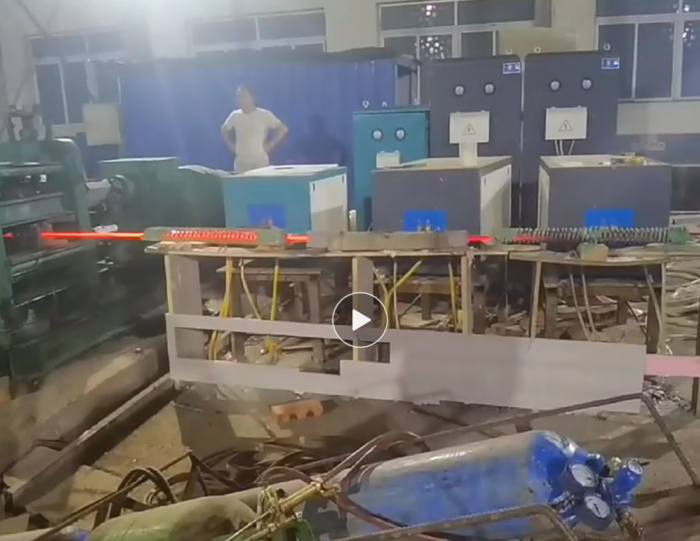 Steel Billet Round Bar induction heating furnace for hot rolling 