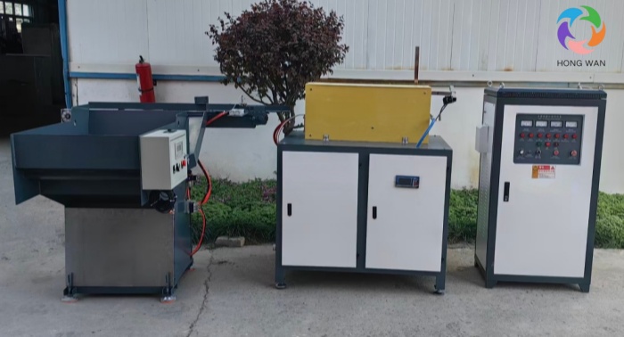 Automatic Steel Bar Feeding MF Forging Induction Heating Equipment Automatic Steel Bar Feeding MF Forging Induction Heating Equipment