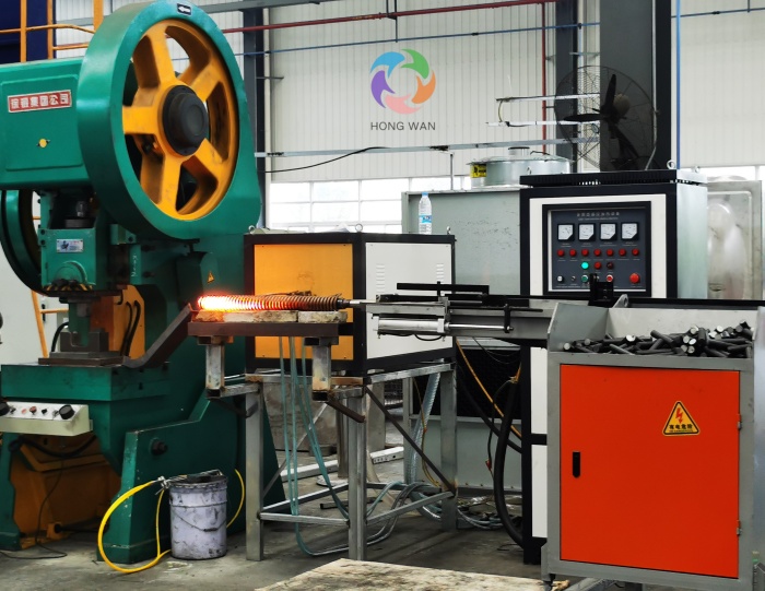Steel Rod Heating Induction Forging Machine with Auto Feeder